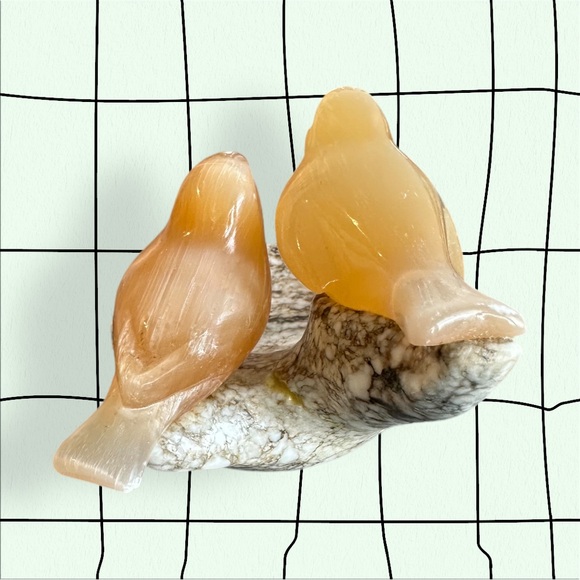 Marble & Selenite Trinket Dish - Picture 3 of 4